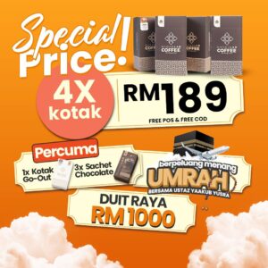 [SPECIAL PROMO] 4 kotak Kopi MADAD