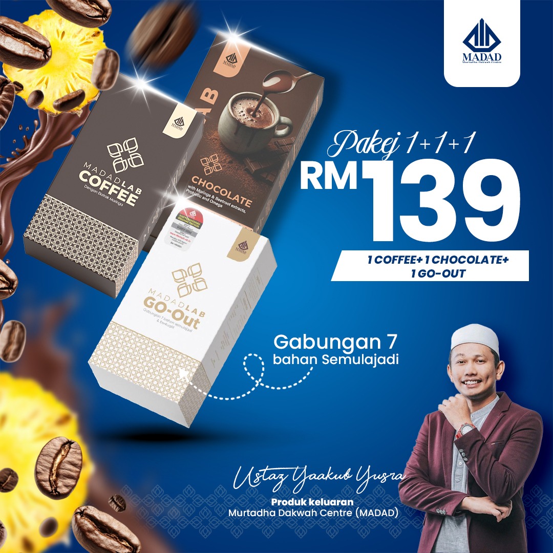 Pakej 2 Kopi + 2 Coklat MADADLAB