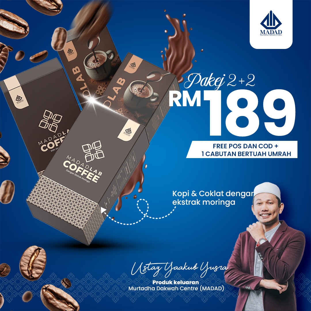 Pakej 2 Kopi + 2 Coklat MADADLAB