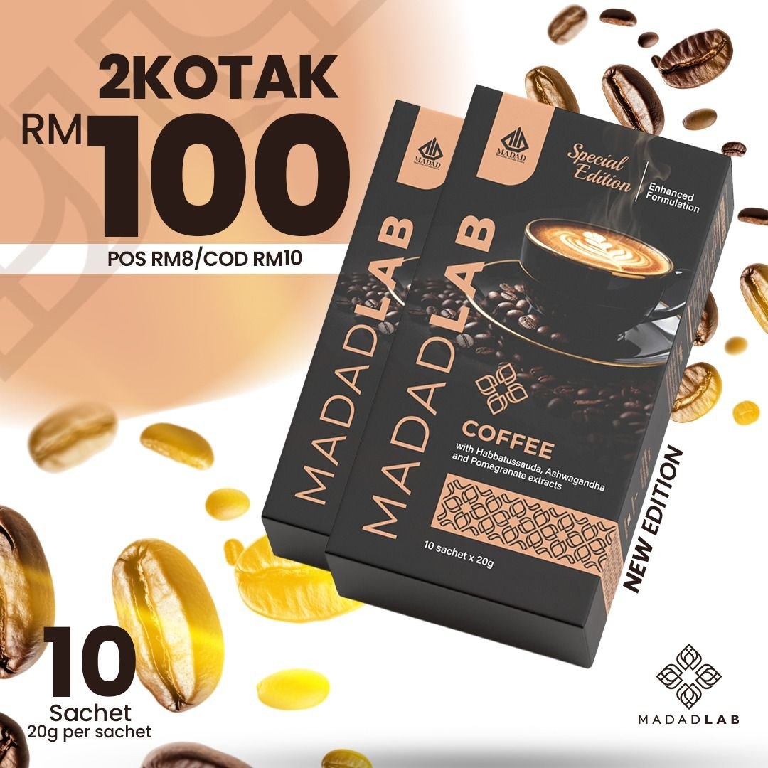 Pakej 2 Kotak MadadLab Coffee