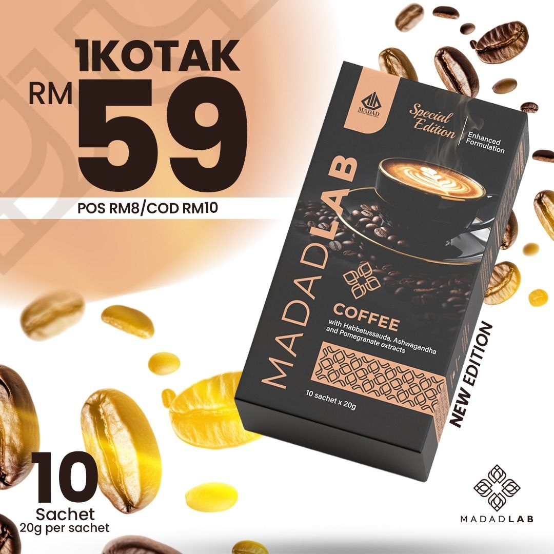 Pakej 1 Kotak MadadLab Coffee