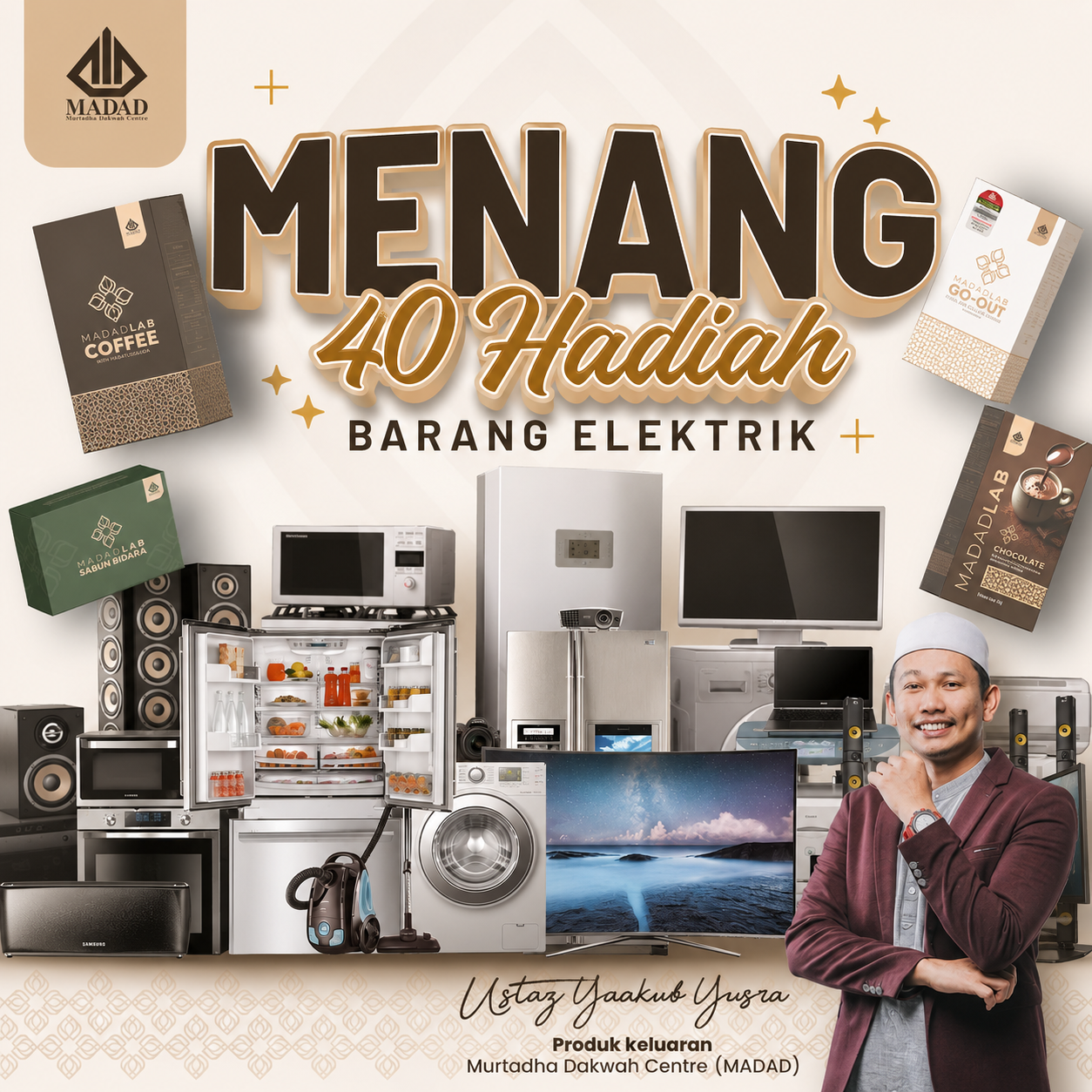 Menang 40 Hadiah Elektrik