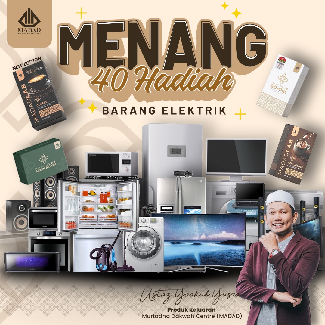Menang 40 Hadiah Barang Elektrik
