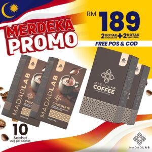 MERDEKA PROMO (2 KOPI + 2 COKLAT)